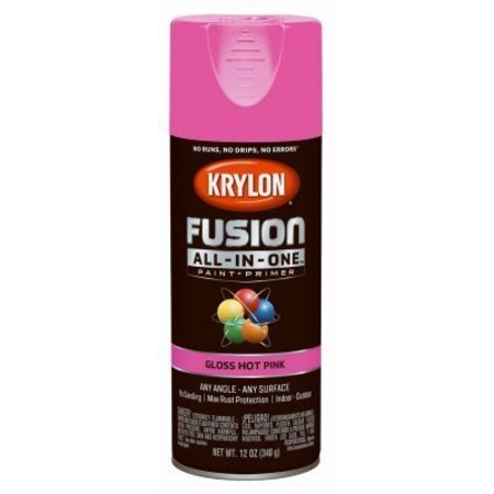 KRYLON 12OZ Hot PNK GLS Paint K02708007